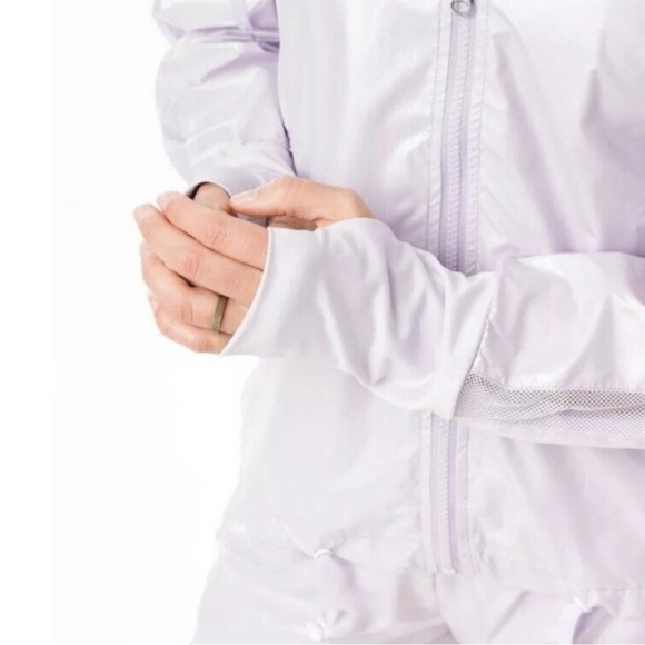 ZYIA Active Lilac Shine Bomber Jacket - Picture 7 of 8